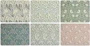 [Spode] Morris & Co Placemats Set of 6, Multi-Colour, 30.5cm x 23cm/ 12" x 9" (X0010569174)