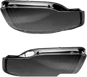CLZCNQLX 1Pair Transparent Lampshade Clear Headlamp Cover Shell Compatible for Audi A4 B7 S4 RS4 2006 2007 2008 Front Headlight Lens Cover