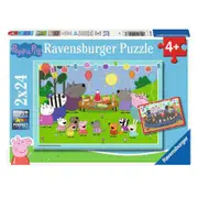 Ravensburger Peppa Pig 2x24 Piece Jigsaw Puzzle