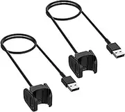 Threeeggs 2-Pack Replacement Fitbit Charge 3 Charging Cable Charger for Fitbit Charge 3 (Fitbit Charge 3 Charger)