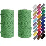 Macrame Cord Natual Macrame Cotton Cord DIY Craft Cord Spool Twine Rustic Str...