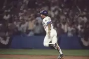World Series Los Angeles Dodgers Davey Lopes in action 1978 Old Photo