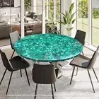 24" Malachite Center Sofa Side Coffee Table Top Console Hotel Bar Desk Garden De