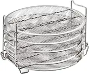 UTHCLO 1 Set 5 Ninja Grill Liners 304 Stainless Steel Ninja Airfryer Air Fryer Rack