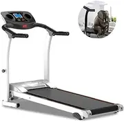 Treadmills with Incline,Folding Treadmill Electric Motorized Power Fitness Running Machine with LED Display Perfect for Home Use
