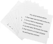 Happyyami 1set Swimming Ring Repair Subsidy Waterproof Tape Vinyl Repair Patch Adhesive Stickers Water Proof Tape Inflatables Duct Tape Waterproof Air Bed Repair Patch Waterproof Patch 10pcs