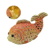 Nevenka Mini Women Fish Evening Bags Crystal Clutch Purse Rhinestone Handbags with Chain-4