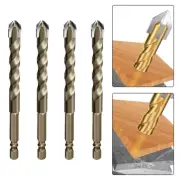 Application Four Edged Four Edged Shock Drill Tile Drilling Bit Triangle Drill