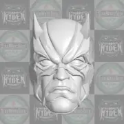 Shadow Daredevil v2 custom head for Marvel Legends & other action figures