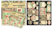Graphic 45 Time To Celebrate 12 X12 AND 8 X 8 Paper Pads Tags /Pockets RETIRED
