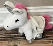 NWT Gymboree Fairytale Forest White Unicorn Plush Purse Girls