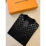 LOUIS VUITTON LV 經典 黑色 新款漸層LOGO設計 短袖T恤上衣