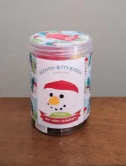 Scentsy Bitty Buddy Snowman White Plush Scented Very Merry Cranberry