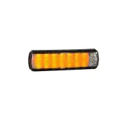 Narva LED Slimline Front Indicator/Position Amber/White W/ 0.5M Cable Black Base