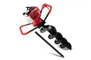 Giantz 66CC Post Hole Digger 200mm Petrol Drill Extension Auger Bits