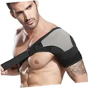 minkissy Shoulder Brace Hook and Loop Pressure Relief Breathable Shoulderpad for Outdoor Activities