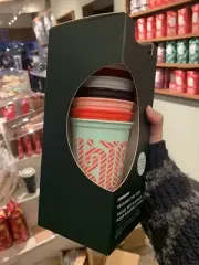 Starbucks 6-Pack Color Changing Reusable Hot Cups Holiday 2020 limited edition