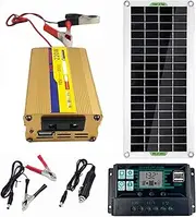 Daseeme 30W Polycrystal Solar Panel Flexible Solar Panel for Camping Car Traveling Outdoor Emergency Power Accessory