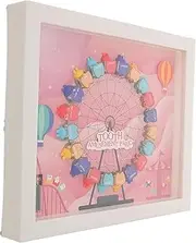 GREENADSCAPE Tooth Storage Box Ferris Wheel Design Durable Keepsake Teeth Organizer for Compact for and Hair Strands