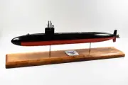 USS Atlanta (SSN-712) FLT I Submarine Model,Navy,Scale Model,Mahogany,20 inch,LA