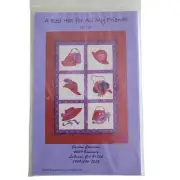 A Red Hat for All My Friends Applique Quilt Pattern 2002 Uncut Custom Creations