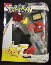 Pokemon Pokedex trainer kit Pikachu Figure Pokeball TOMY Set Toy Sealed