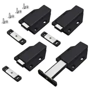 Push Heavy Duty 4 Pack Push to Open Cabinet Hardware Magnetic Contact7471