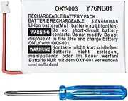 OSTENT 460mAh 3.8V Rechargeable Lithium-ion Battery Kit Pack Compatible for Nintendo GBM Game Boy Micro