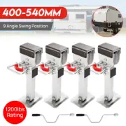 400MM-540MM Corner Legs Drop Down W/Handle Steel Base 1200LBS Caravan Stabilizer