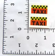 Tiny Tonka Taxi water slide decal set W/TRACKING