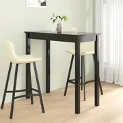 Bar Table MDF Black 115x55x107 cm vidaXL