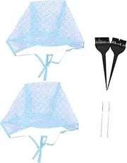 Hair Highlight Kit Temporary Hair Streaking Cap Semi Permanent Hair Coloring Brush Set Hair Dyeing Cap for Diy Styles