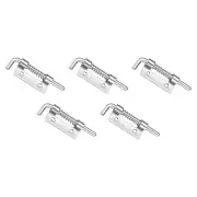 Spring Latch (2.2") 5Pcs 304 Stainless Steel Right-Handed Bolt Pin Loaded Lock