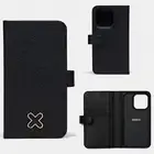 $129 Mimco Hendrix Flip Case iPhone 14 Pro in Black Rose Gold
