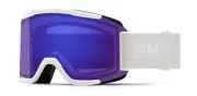 Smith Optics Squad Ski Snowboard Goggles White Vapor - Everyday Violet Mirror