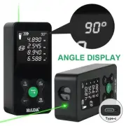 Laser Rangefinder with Measurable Angle Laser Measure Green Light Laser Distance