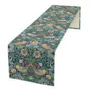 William Morris Floral Table Runner, Vintage Green 13x36inch William Morris-6