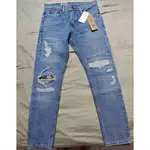 LEVI'S LEVIS 512 低腰修身牛仔褲 淺藍刷破 28833-0161 日版