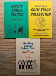 Lot of Three Nick Trost Magic Books