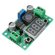 LM2596 DC-DC 1.3V - 37V 3A Adjustable Buck Step Down Power Module 150KHz Internal Oscillation Frequency With Digital Display Over-Heat And Short Circu