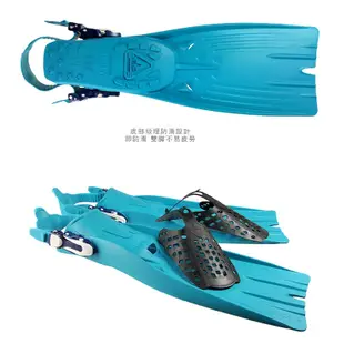 【V.DIVE威帶夫】V.DIVE F776潛水浮潛短款橡膠可調式蛙鞋尺寸SML