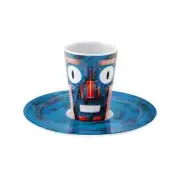 Vista Alegre Escape Goat Coffee Cup with Saucer XXXIV - Set of 2
