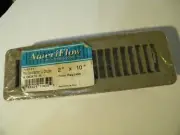 White AmeriFlow Floor Register 2”x10” 117297 The Contractor's Choice4 13B2x10-R