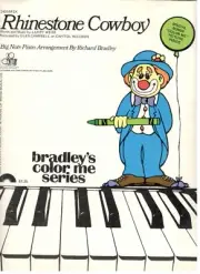 GLEN CAMPBELL "RHINESTONE COWBOY" SHEET MUSIC-BIG NOTE PIANO-BRADLEY-1975-NEW!!