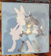ULTRA PRO POKEMON Lucario 3-RING BINDER CARD HOLDER (Brand New)