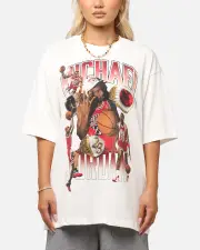 [JORDAN] Jordan Jumpman Flight Essentials Graphic Oversized T-shirt Sail - Size M M Sail
