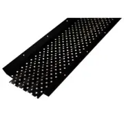 Spectra Pro Select Gutter Guard Universal Aluminum Snap/Lock-In Black(25-Pack)