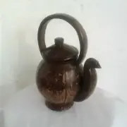 Handmade Coconut Shell Water Kettle Tea Pot Natural Unique Design Sri Lanka