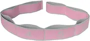 Yoga Stretch Strap, Stretching Band Strap with 8 Intensity Levels, Fitness Elastic Band, Segmented Resistance Band for Yoga, Latin, Pilates, Dance, Fitness (Pink)