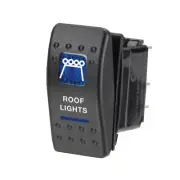 Roof Light Rocker Switch - Carling Style, Illuminated, Sealed 4x4 4WD